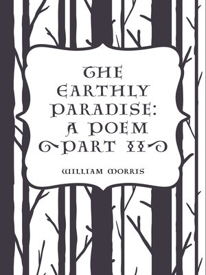 cover image of The Earthly Paradise